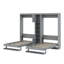 Lits escamotables à double paroi avec armoires et tablettes-1108685270