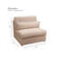 Canapé modulaire 5 pièces Hampshire Unbleached