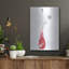  «Pink Vase Of Love» par Kamdon Kreations, art mural en métal, 12 po x 16 po-1417731548