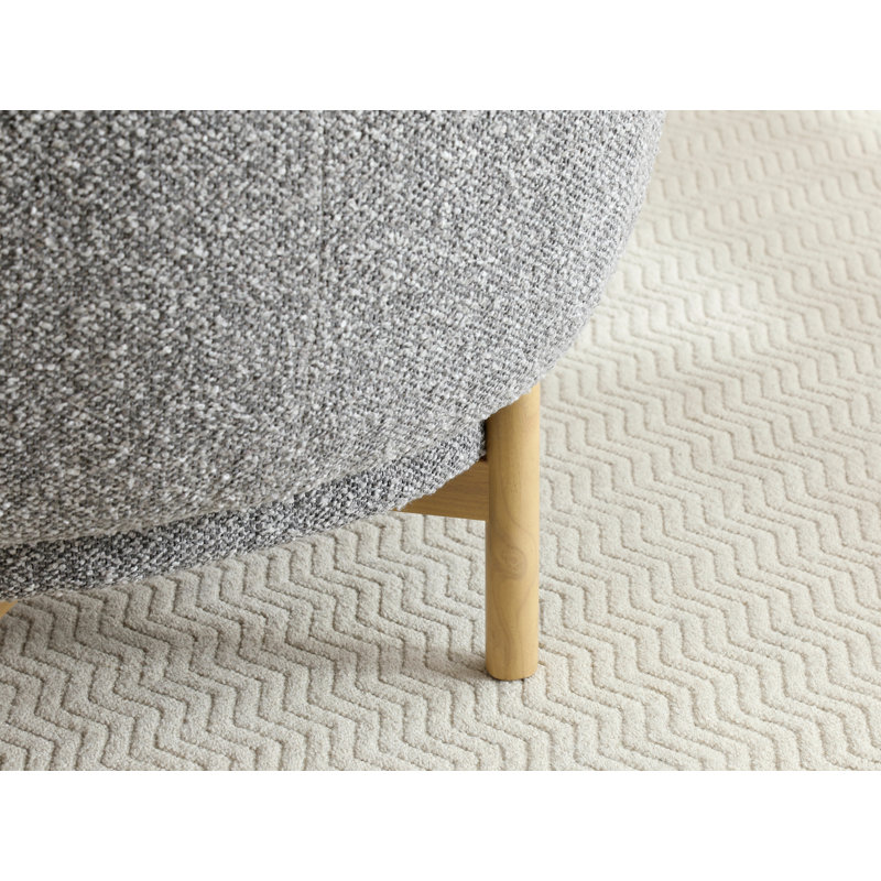 Upholstered Accent Chair, Grey