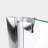 DreamLine Elegance-LS 36 1/4 - 38 1/4 inch W x 72 inch H Frameless Pivot Shower Door in Chrome-121723723-122531100