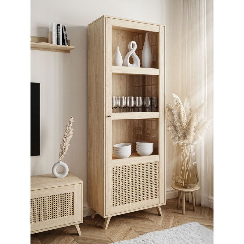 Raghul Display Cabinet, Brown