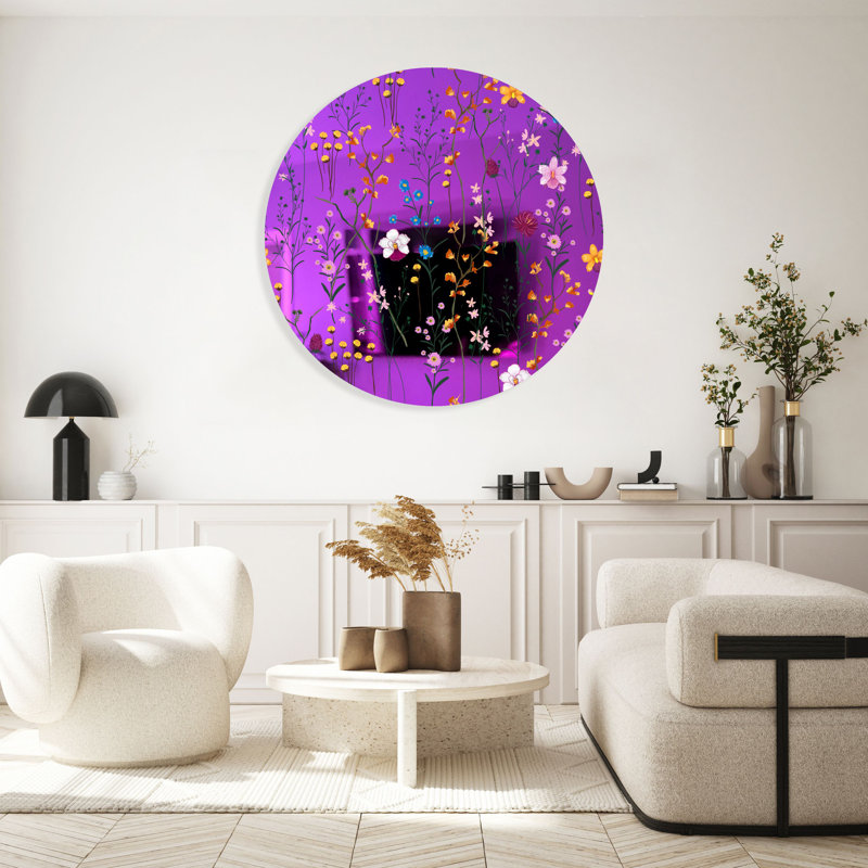 Jolis cercles en acrylique en miroir
