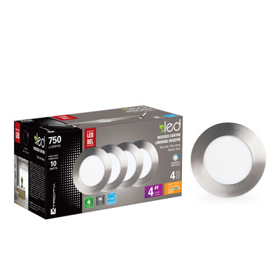 4.85" LED Slim Profile Recessed Lighting Kit