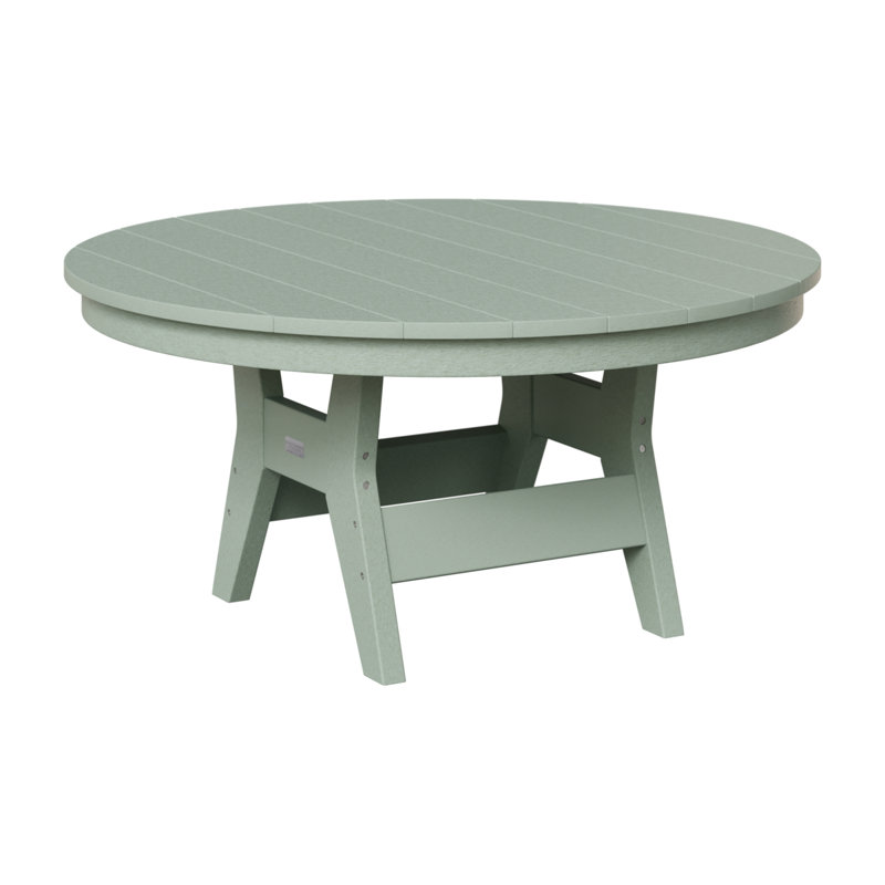 Harbor Outdoor Round Coffee Table, Seafoam