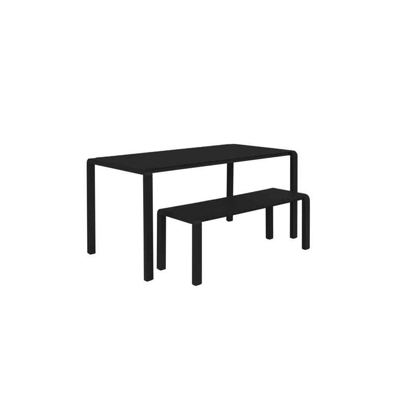 Vonder Outdoor Bench, Black