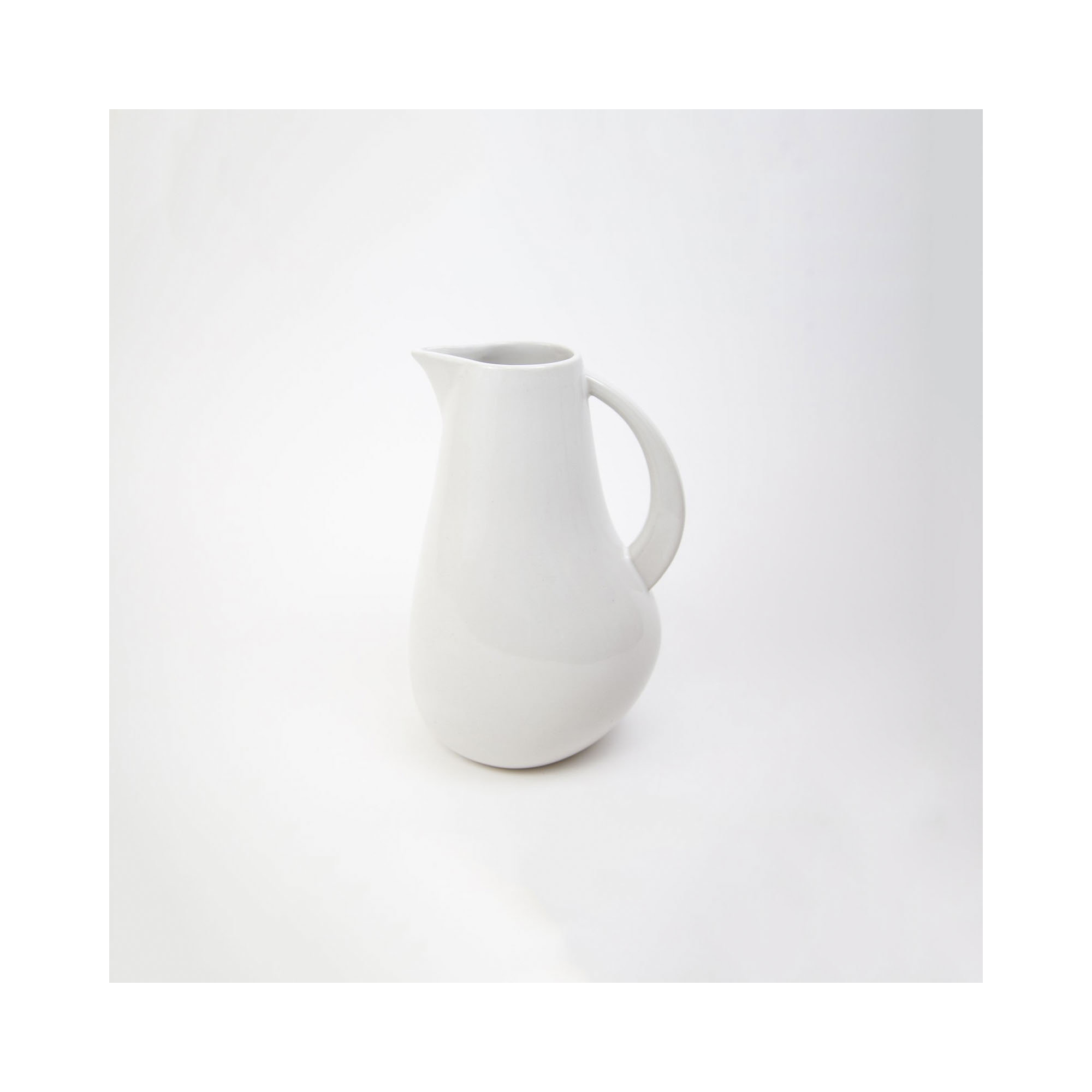 Borgen 72oz. Stoneware Pitcher, Pearl