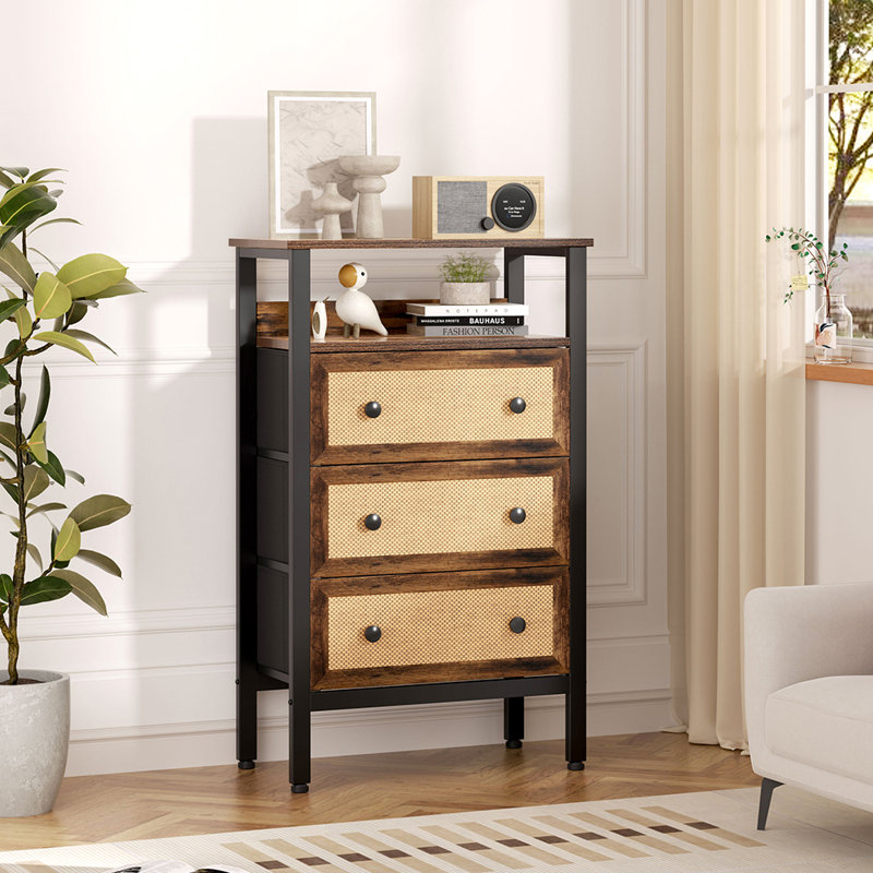Andzelika 62cm W 3 - Drawer Chest of Drawers