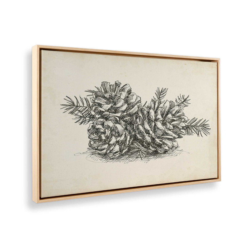 «Christmas Conifers II» par Ethan Harper, reproduction d'art sur toile, H 8 po x l 12 po, Tanné