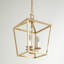 Finnegan 3-Light Dimmable Steel Geometric Lantern Chandelier-1928442493