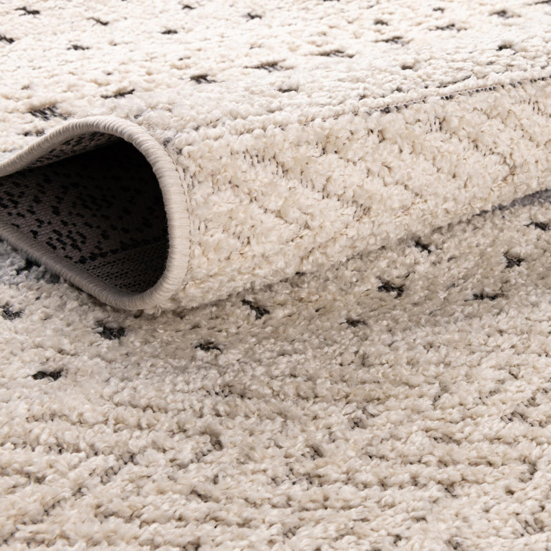 Tapis contemporain beige Britnie, Rectangle 9 pi x 12 pi