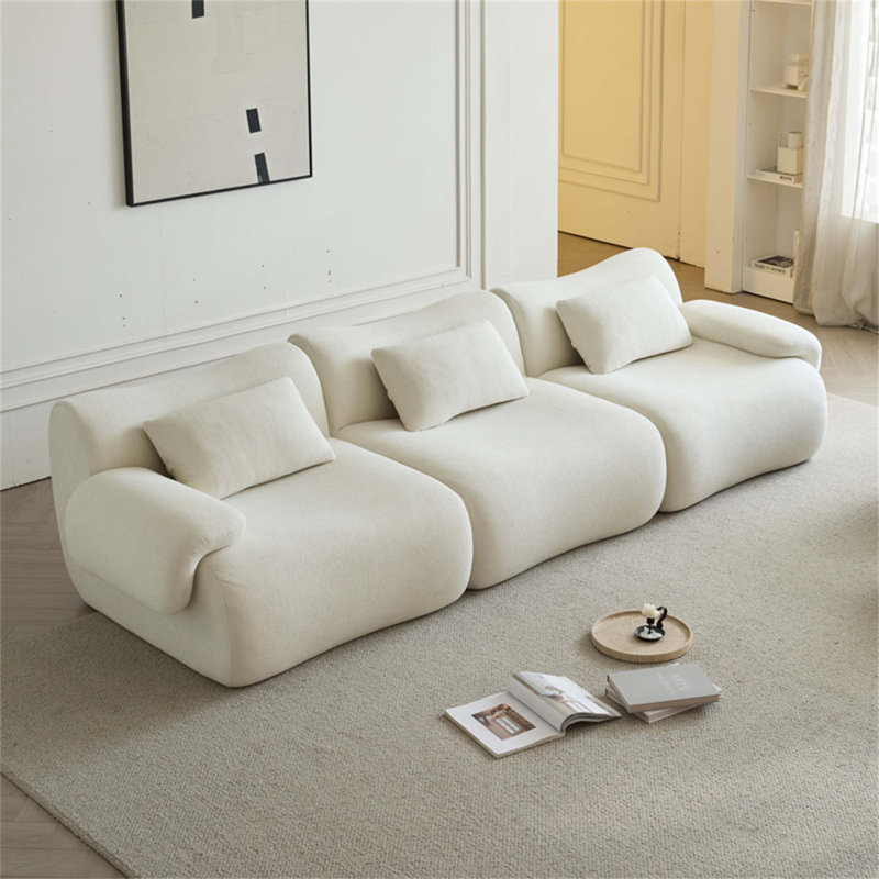 Canapé modulaire modulaire avec un design compressé, un style minimaliste moderne, idéal pour la chambre à coucher, offrant une assise confortable et un espace - Solution efficace