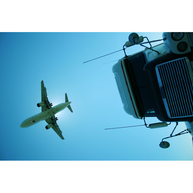 Plane truck, 30cm H x 46cm W