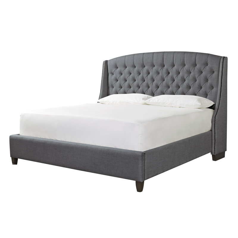 Harwick Upholstered Bed, Beige, King