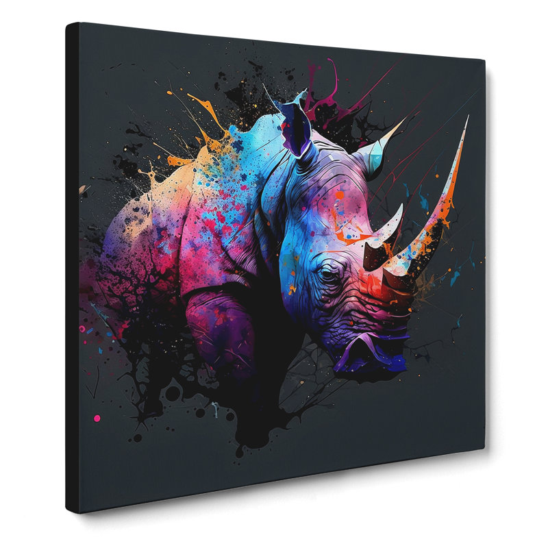 Rhino - No Frame Square Print