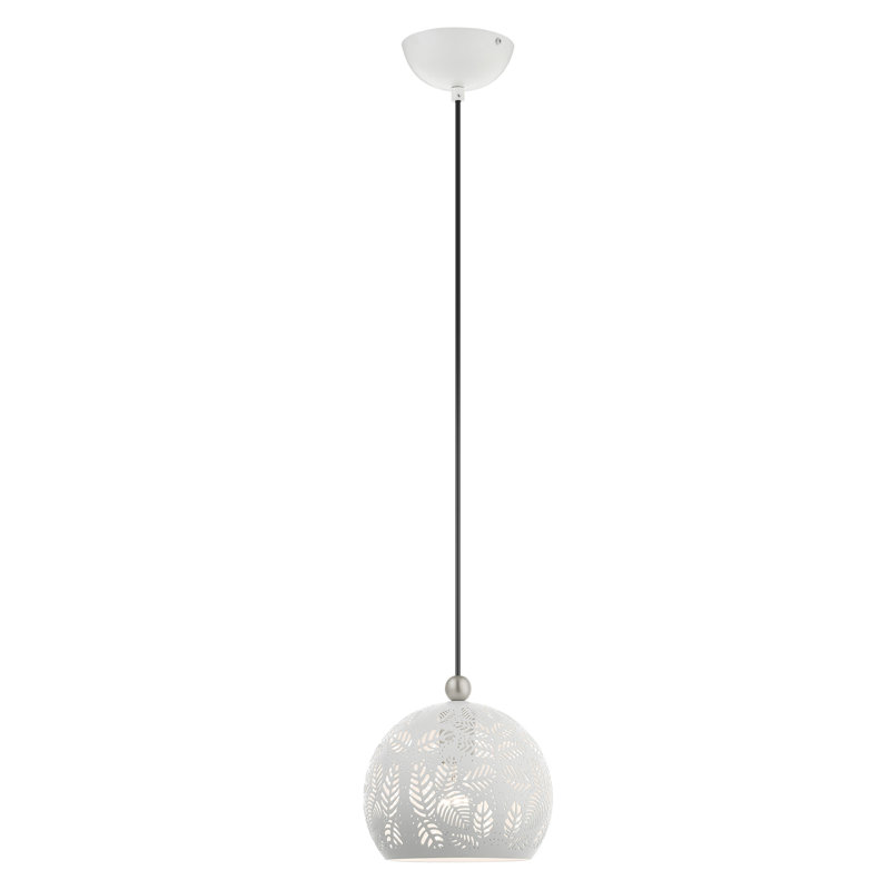 Alira 1 - Light Pendant, 80"H x 8"W x 8"D, White