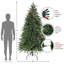 6.5 Pre-Lit Hunter Fir Full Artificial Christmas Tree - Multi-Color Lights-440433668