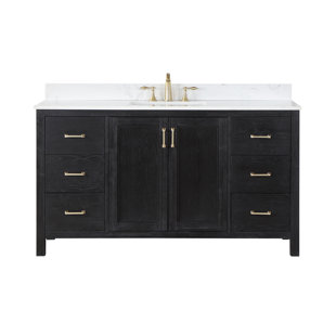 Wayfair | 60 Inch Black Bathroom Vanities You'll Love in 2024