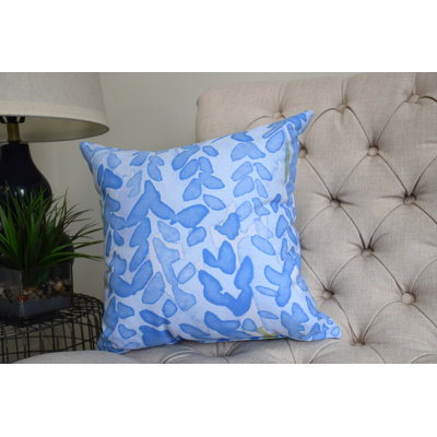 Housse et insert de coussin carré fleur