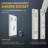 LED Lighted Bathroom Mirror With Shaver Socket, Defogging Pad Wall Mount Single Touch Sensor IP44