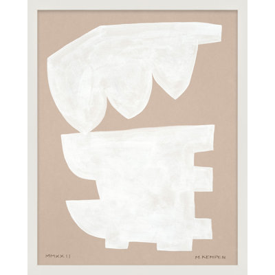 Gallman "Modules in White 1" Painting