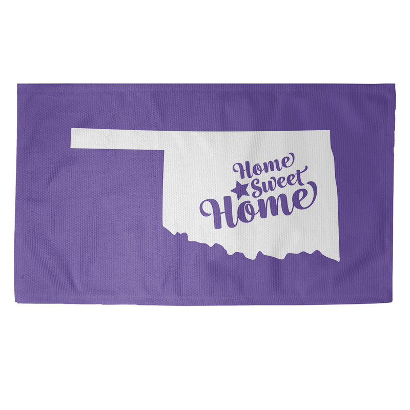 Tapis de zone mauve oklahoma city home, Rectangle 2 pi x 3 pi