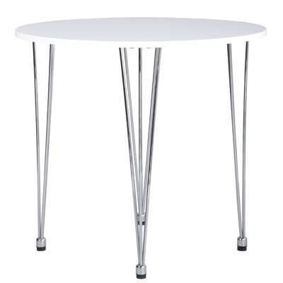 Round Metal Base Dining Table