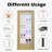 24-pocket Over-the-door Shoe Organiser, Folding Hanging Organiser With Hooks, Heavy-duty Hanging Mesh Holder For Bedroom, Bathroom, Wardrobe