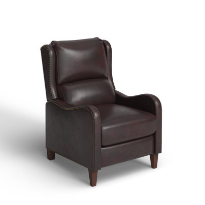 Westmere 28.75"" Wide Genuine Leather Manual Club Recliner -  Birch Lane™, CF2D651880D848398586E95BD9D29654