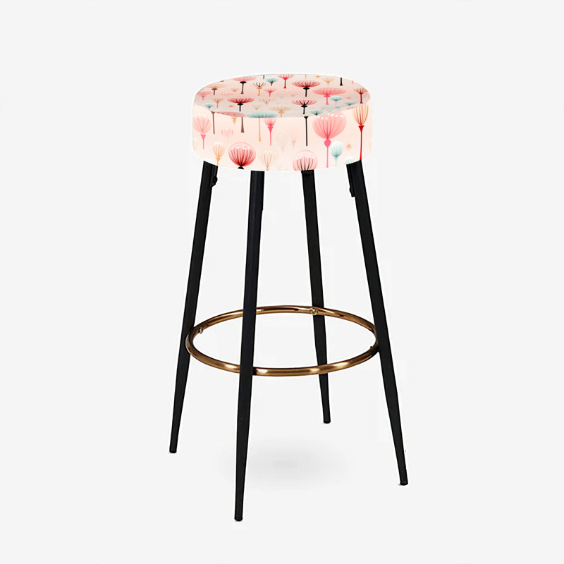 Ensemble de 2 tabourets de bar Paulino