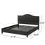 Lit tapissier Amarrah-32801407