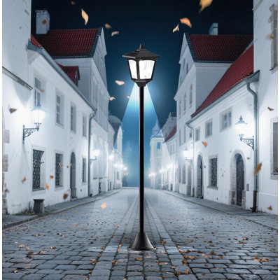 40" Solar Lamp Post Lights Outdoor, Ip65 Waterproof Led With Auto On/off, For Garden Yard Driveway Patio Pathway