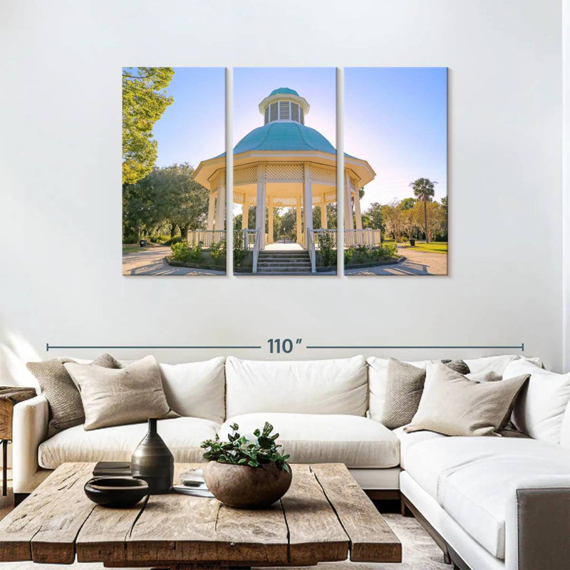 Hampton Park Gazebo, 48" H x 74" W