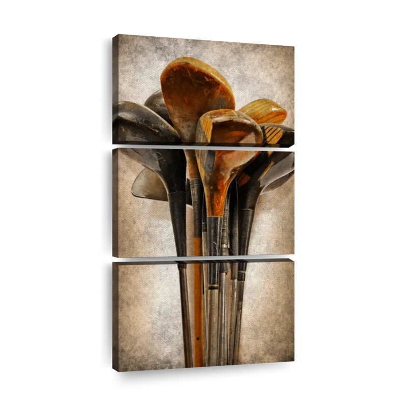 Reproduction sur toile de la collection Golf Club, H 12 po x l 27 po x P 1 po