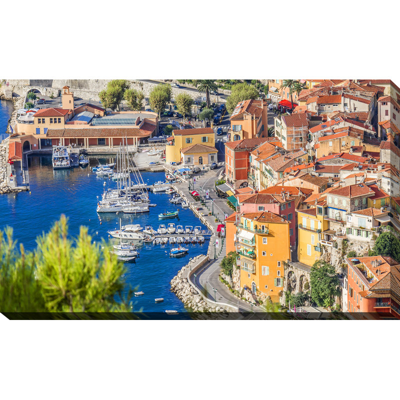 «French Riviera», reproduction de photo sur toile tendue, H 28 po x l 48 po x P 1,5 po