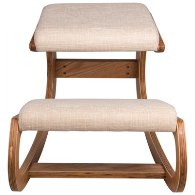 Ergonomic Kneeling Chair Heavy Duty Better Posture Kneeling Stool Office Chair Home for Body Shaping Relieveing Stress Meditation Desk Computer Kneeli