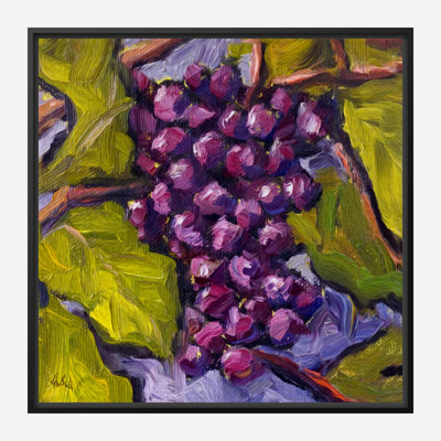 Grapes - Artist Enhanced Canvas Print