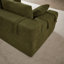Ensemble de canapé modulaire rembourré en chenille Modern, ensemble de salon modulaire en L de 108 pouces avec 6 coussins