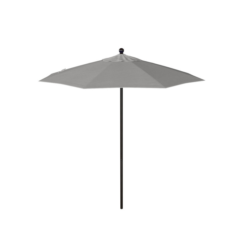 Parasol de marché 90 po Sunbrella, Bronze, Toile granit Sunbrella®