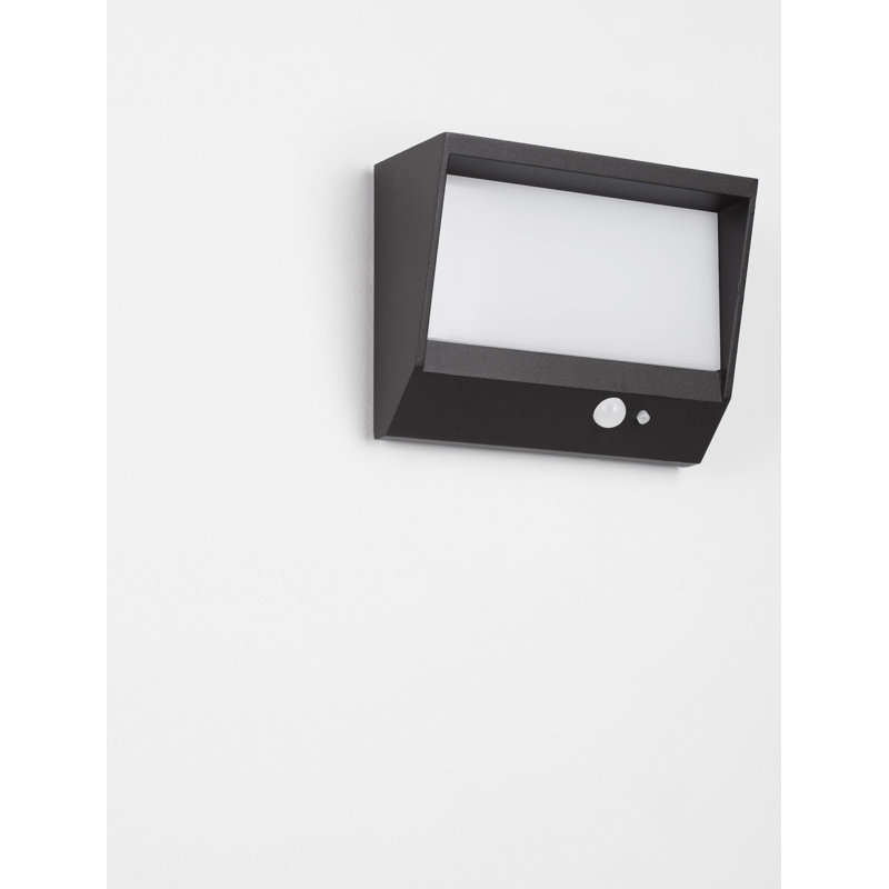 Black Integrated LED Outdoor Flush Mount