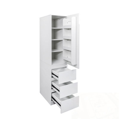 Pantry Storage Cabinet with Doors ,shelves and drawers