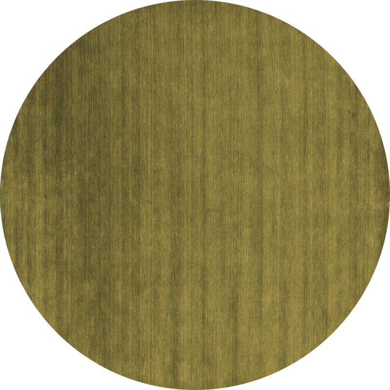Washable Abstract Indoor Rug, Round 8'