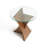 Planes Glass Top End Table