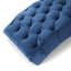 Chaise longue antique en velours bleu marine pour une expérience confortable avec base stable-345446704