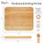 Ayesha Curry Pantryware Rolling Pin and Pie Board Set, 2 Piece, Parawood