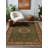 Trapp Collection Digital Print Cotton-Polyester Green Oriental Rug-736613816