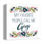 «My Favorite People Call Me Gigi», impression d'art textuel sur toile sans cadre