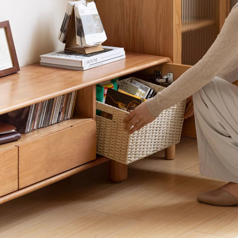 Meuble télé simple en bois massif