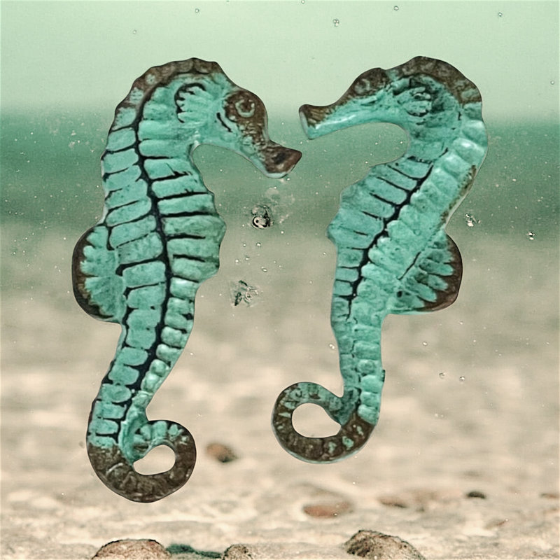 Poignée rétro hippocampe