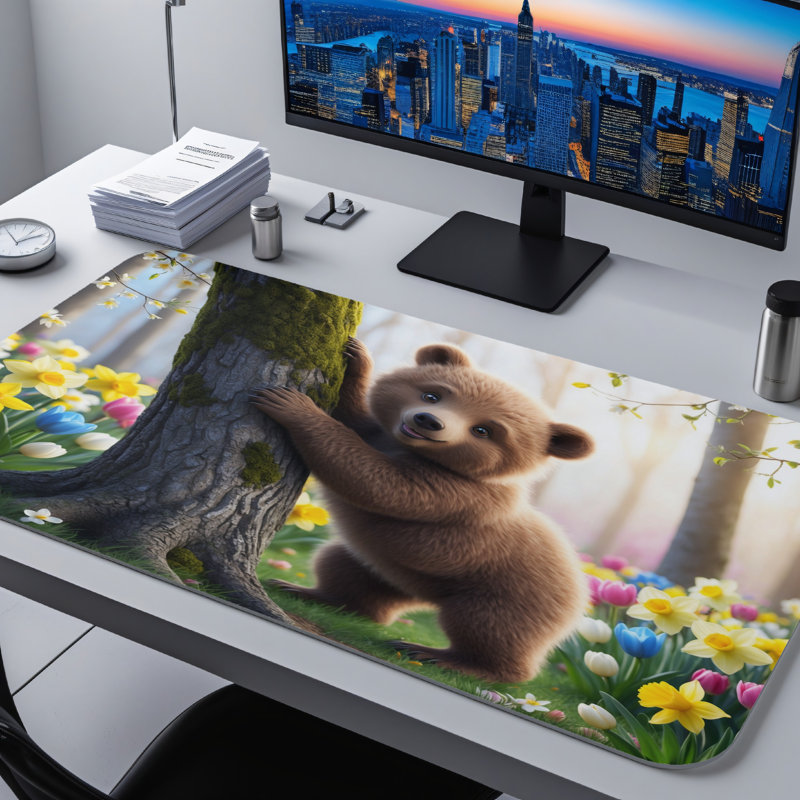 Polyester Desk Pad, 31.5x15.5